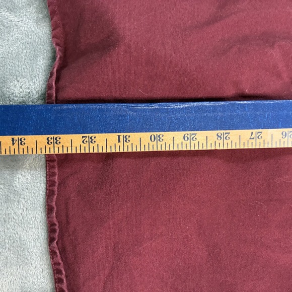 Cabelas Shirt Men's XL Reg Button Up Burgundy Red‎ Short Sleeve  Brush Popper - Picture 14 of 16